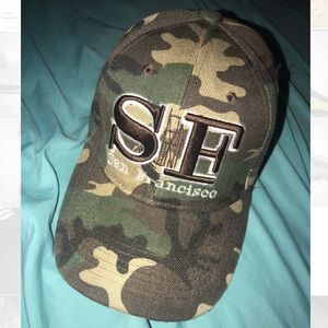 Unisex Army Camo San Francisco dad hat -Never worn